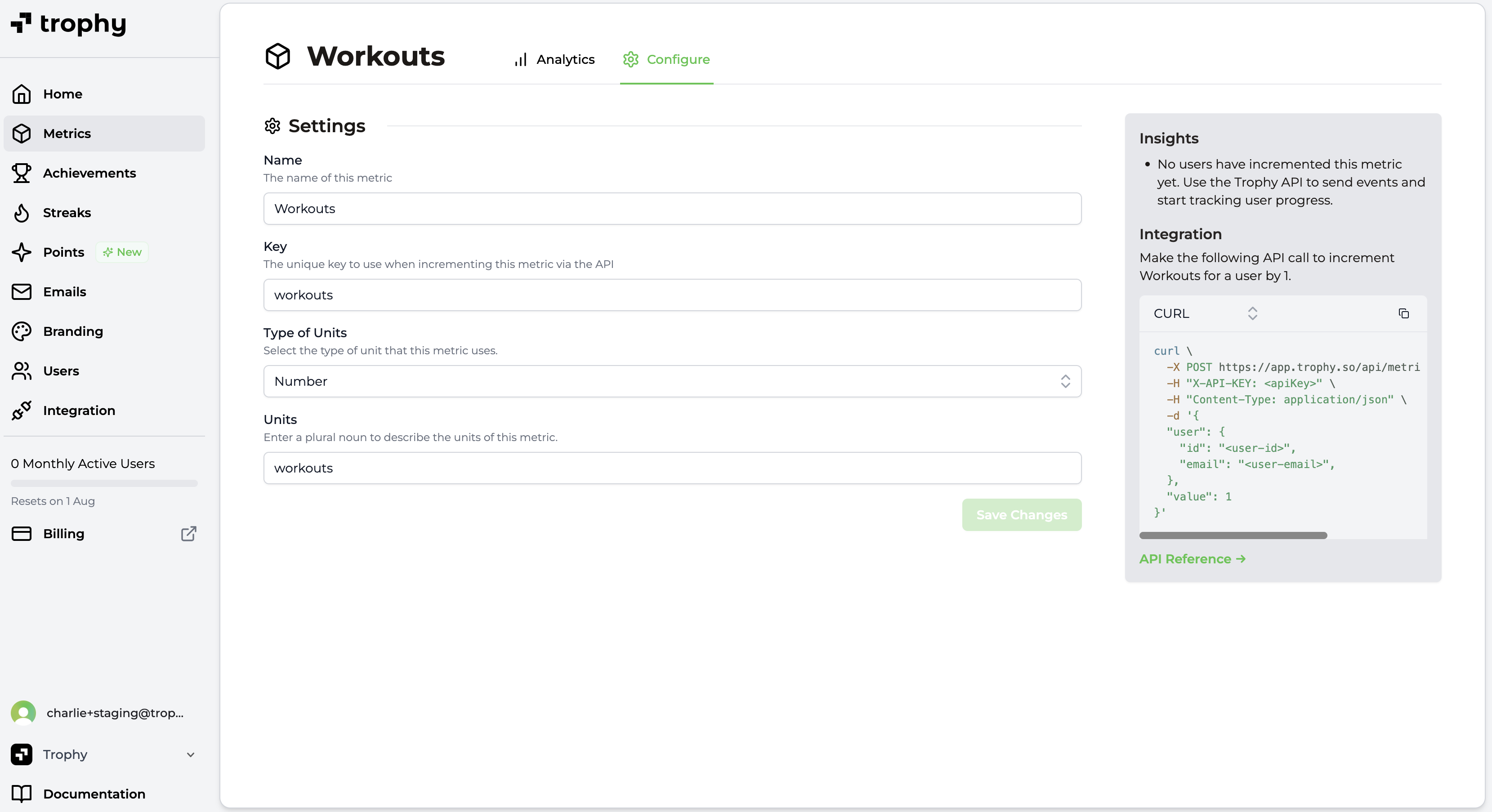 Trophy Metrics