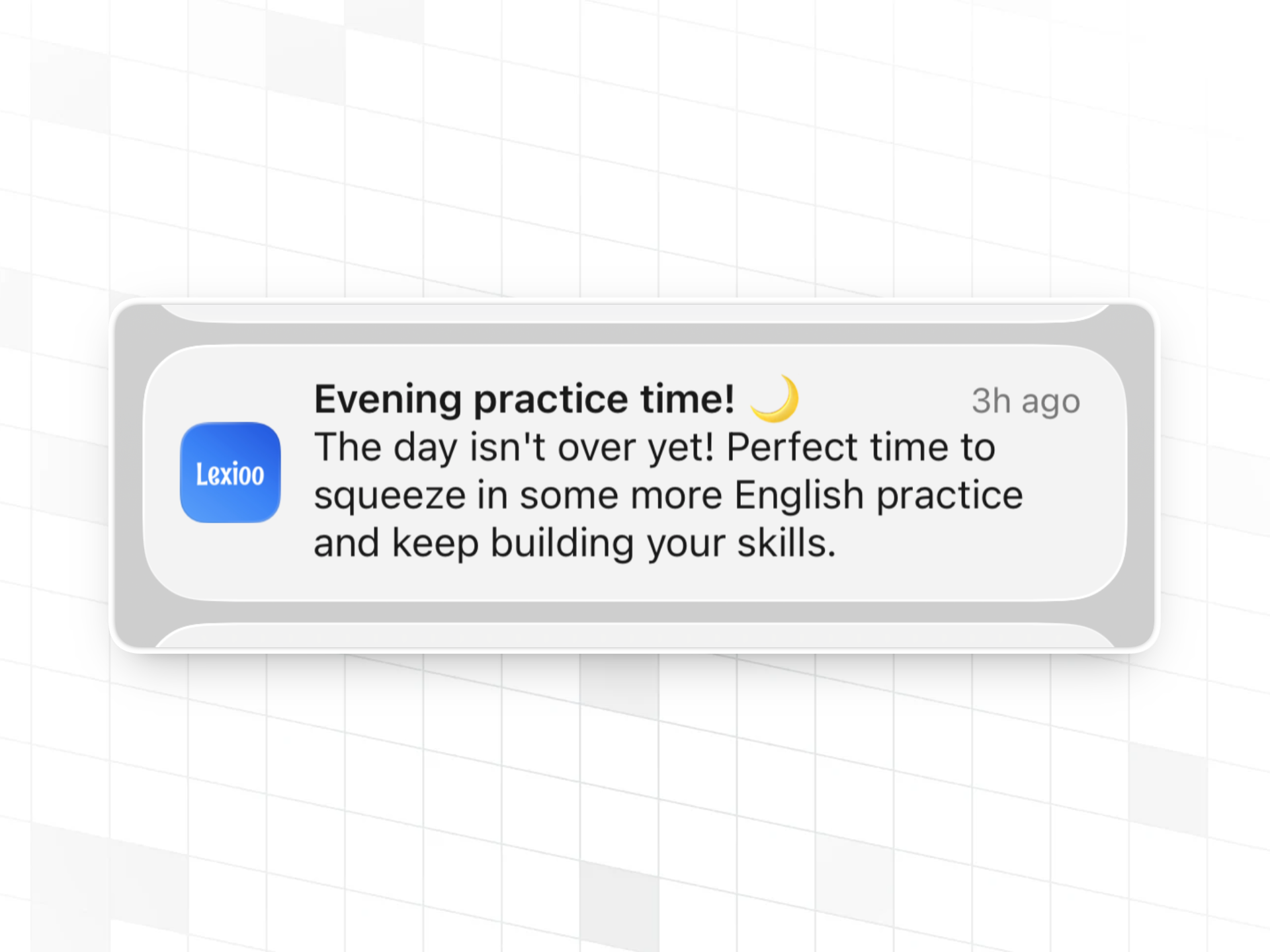 Lexioo push notification
